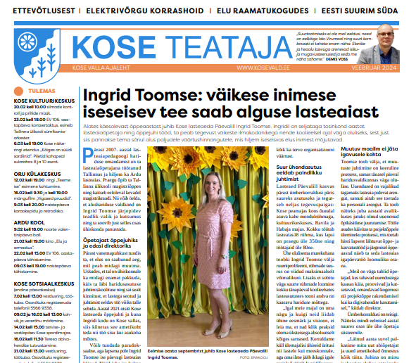 Kose Taeataja veebruar 2024