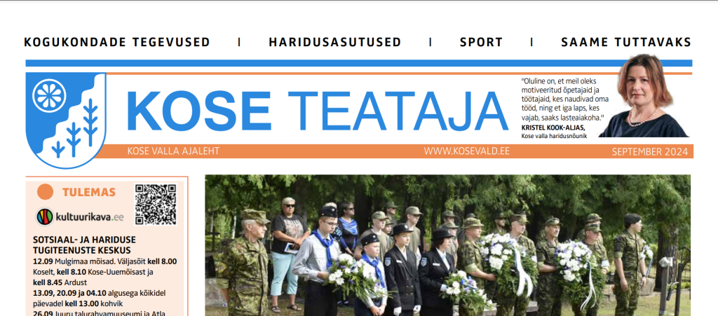 Kose Teataja- august 2024